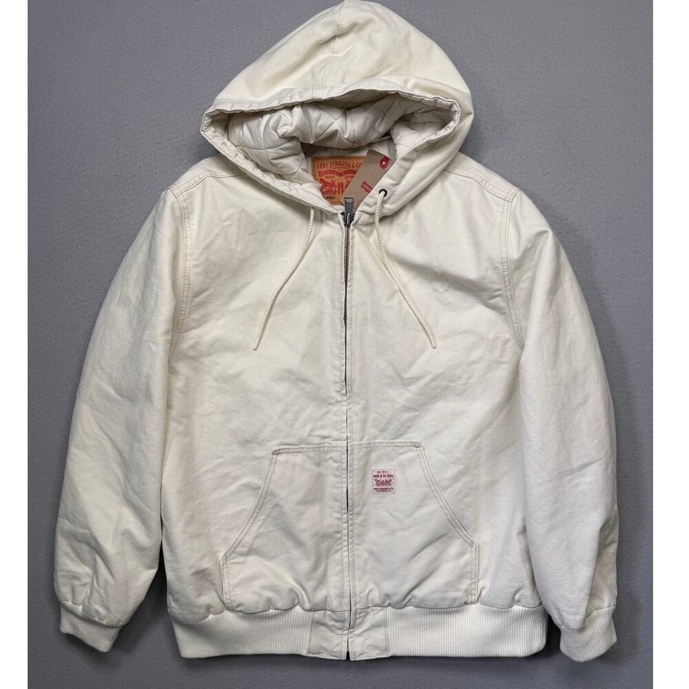 Levi's Men's Workwear Potrero Jacket, Chalky White L $128